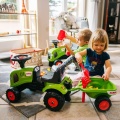 FALK BABY JEŹDZIK TRAKTOREK CLAAS ZIELONY Z PRZYCZEPKĄ OD 12 M-CY 212C