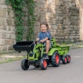 FALK TRAKTOR NA PEDAŁY Z PRZYCZEPĄ, ŁYŻKĄ I ŁADOWARKĄ CLAAS AVEC 3-7 LAT 2070W