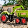 FALK TRAKTOR NA PEDAŁY Z PRZYCZEPĄ, ŁYŻKĄ I ŁADOWARKĄ CLAAS AVEC 3-7 LAT 2070W