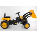 WOOPIE TRAKTOR NA PEDAŁY Z ŁYŻKĄ FARMER MAXTRAC ŻÓŁTY 28415