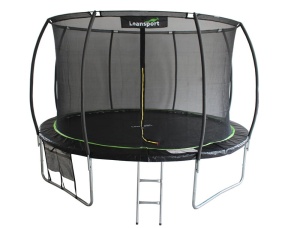 LEAN SPORT TRAMPOLINA MAX 14ft 426CM CZARNO-ZIELONA