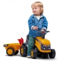 FALK BABY JEŹDZIK TRAKTOREK JCB Z PRZYCZEPKĄ OD 12 M-CY 215C
