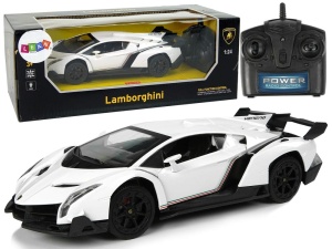 Zdalnie sterowany samochód RC Lamborghini Veneno 1:24 biały