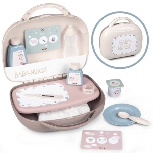SMOBY BABY NURSE WALIZKA OPIEKUNKI Z AKCESORIAMI 220367