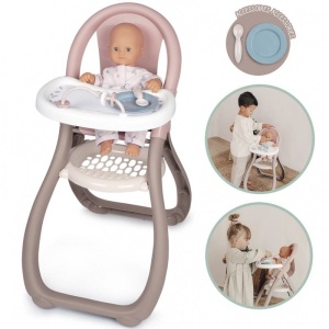 SMOBY BABY NURSE OPIEKUNKA KRZESEŁKO DO KARMIENIA DLA LALKI 220370