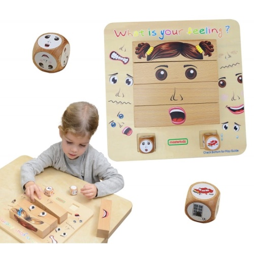 MASTERKIDZ DREWNIANA GRA NAUKA EMOCJI MK15211