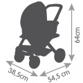 SMOBY WÓZEK DLA LALEK MAXI COSI QUINNY 3w1 GONDOLA SPACERÓWKA I WÓZEK GŁĘBOKI 253120