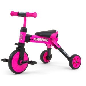 MILLY MALLY ROWEREK 2w1 GRANDE PINK