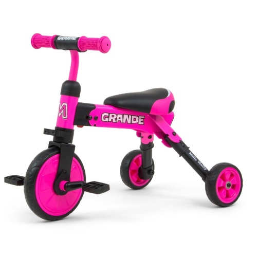 MILLY MALLY ROWEREK 2w1 GRANDE PINK