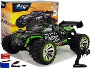 SAMOCHÓD RAJDOWY OFF-ROAD RC ZIELONY 2.4G 1:18 35 KM/H KONTROLA PRĘDKOŚCI
