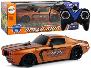 SAMOCHÓD SPORTOWY R/C 1:18 CHAMPION BRĄZOWY 27 Mhz