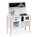 ECOTOYS DREWNIANA KUCHNIA DLA DZIECI ŚWIATŁO DŹWIĘK PLK537