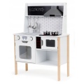 ECOTOYS DREWNIANA KUCHNIA DLA DZIECI ŚWIATŁO DŹWIĘK PLK537