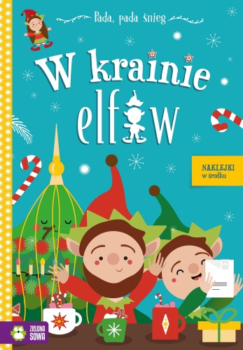ZIELONA SOWA KSIĄŻKA AKTYWNOŚCIOWA PADA, PADA ŚNIEG - W KRAINIE ELFÓW