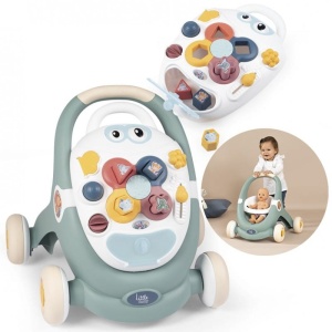 SMOBY LITTLE INTERAKTYWNY CHODZIK PCHACZ WÓZEK 3w1 140304