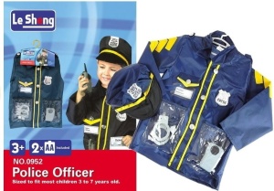 STRÓJ PRZEBRANIE POLICJANT Z AKCESORIAMI