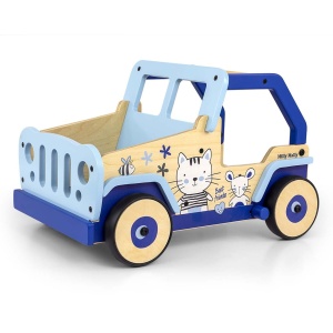 MILLY MALLY DREWNIANY CHODZIK PCHACZ DLA DZIECI EXPLORER CAT AND MOUSE