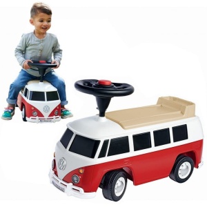 BIG JEŹDZIK SAMOCHÓD VAN VOLKSWAGEN T1 Z KLAKSONEM 55320