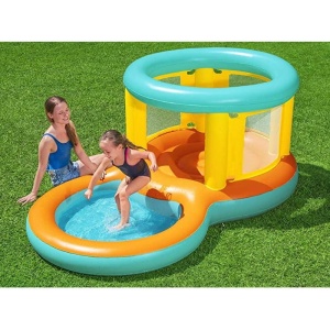 Bestway dmuchany plac zabaw z trampoliną i basenem 239 × 149 × 102 cm