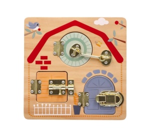 ADAM TOYS TABLICA Z ZAMKNIĘCIAMI DZIECI ŚWIATA N4018