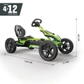 BERG GOKART NA PEDAŁY RALLY DRT GREEN BFR 4-12 LAT DO 60 KG
