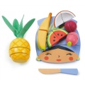 TENDER LEAF TOYS DREWNIANA DESKA Z OWOCAMI TROPIKALNYMI DO KROJENIA TL8281