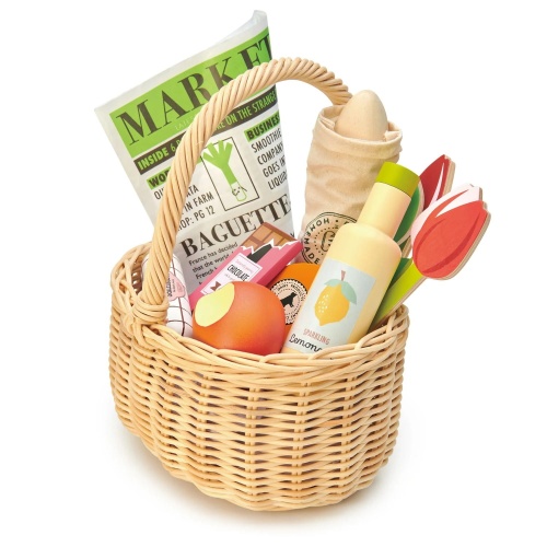 TENDER LEAF TOYS WIKLINOWY KOSZYK Z ZESTAWEM PIKNIKOWYM TL8286