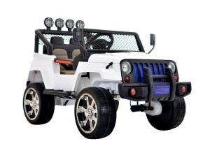 SAMOCHÓD NA AKUMULATOR S2388 JEEP BIAŁY 4x45W