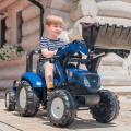 FALK TRAKTOR NA PEDAŁY Z ŁYŻKĄ I PRZYCZEPĄ NEW HOLLAND T8 3-7 LAT 3090M