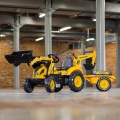 FALK TRAKTOR NA PEDAŁY Z PRZYCZEPĄ ŁYŻKĄ I ŁADOWARKĄ KOMATSU 3-7 LAT 2086Y