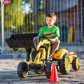 FALK TRAKTOR NA PEDAŁY Z PRZYCZEPĄ ŁYŻKĄ I ŁADOWARKĄ KOMATSU 3-7 LAT 2086Y