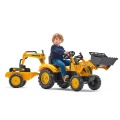 FALK TRAKTOR NA PEDAŁY Z PRZYCZEPĄ ŁYŻKĄ I ŁADOWARKĄ KOMATSU 3-7 LAT 2086Y