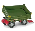 ROLLY TOYS PRZYCZEPA WYWROTKA DO TRAKTORA MULTI TRAILER DWUOSIOWA ZIELONA 125005