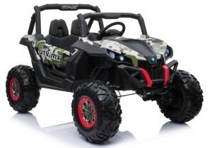 Auto na akumulator Jeep XMX603 zielone moro – lakierowane