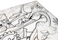 PUZZLE DO KOLOROWANIA 24EL. ERA DINOZAURÓW + PISAKI