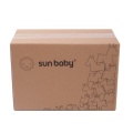 SUN BABY GUMOWY SKOCZEK DLA DZIECI KRÓWKA JASNORÓŻOWA J06.002.0.2