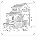 FEBER DOMEK OGRODOWY SUPER VILLA ZE STOLIKIEM I KRZESŁAMI 13047