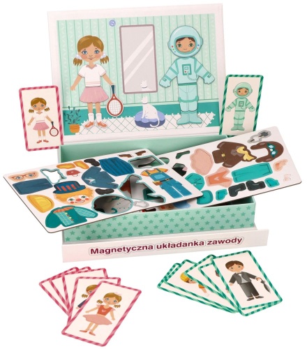 ADAM TOYS UKŁADANKA MAGNETYCZNA ZAWODY N5018
