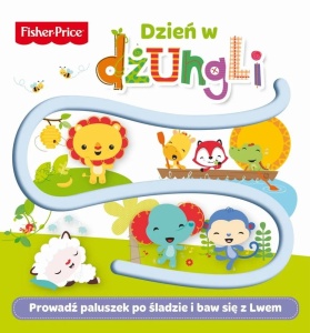 OLESIEJUK KSIĄŻECZKA FISHER PRICE DZIEŃ W DŻUNGLI