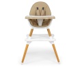 MILLY MALLY KRZESEŁKO DO KARMIENIA STOLIK 2w1 MALMO BEIGE