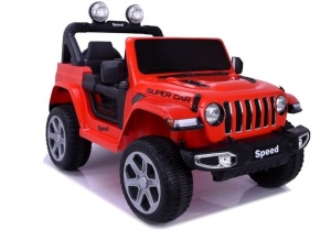 SAMOCHÓD NA AKUMULATOR FT-938 CZERWONY 4x4
