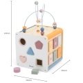 VIGA POLAR B DREWNIANY SZEŚCIAN EDUKACYJNY 8w1 44098