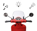MILLY MALLY SKUTER NA AKUMULATOR DLA DZIECI VESPA GTS SUPER RED