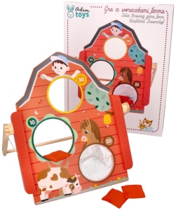 ADAM TOYS GRA Z WORECZKAMI FARMA N4062