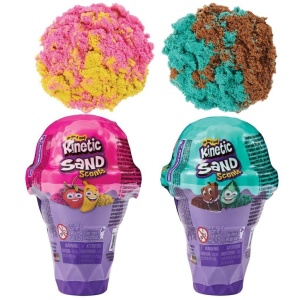 KINETIC SAND PIASEK KINETYCZNY POJEMNIK NA LODY RÓŻOWY + MIĘTOWY 6058757