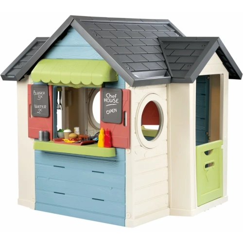 SMOBY DOMEK OGRODOWY KUCHNIA SZEFA + 38 AKCESORIÓW 810407