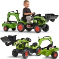 FALK TRAKTOR NA PEDAŁY Z PRZYCZEPĄ, ŁYŻKĄ I ŁADOWARKĄ CLAAS ARION 2-5 LAT 2040N