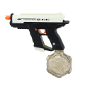Elektryczny Pistolet Na Wodę Automatyczny 10m Czarno Biały 800ml