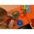 MASTERKIDZ Drewniany Warsztat XXL Montessori STEM z Narzędziami + Akcesoria