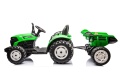 Traktor Na Akumulator HC-306 Z Przyczepą Jasno Zielony 24V